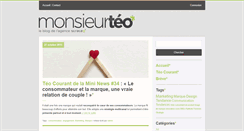 Desktop Screenshot of monsieurteo.fr